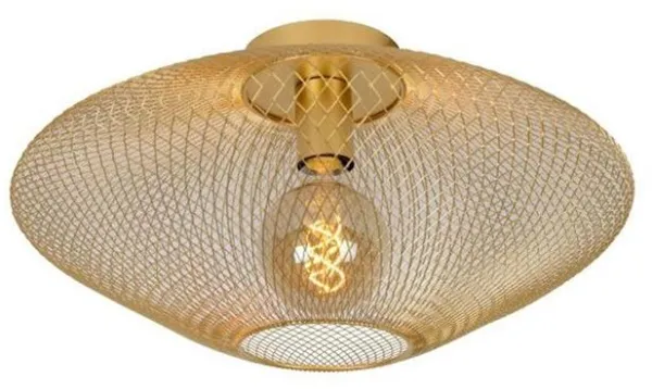 Lucide Mesh Ceiling Lamp Ø45 Gold/Matte Brass