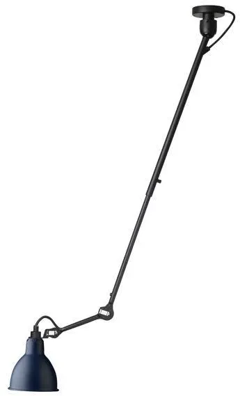 Lampe Gras N302 Matte Black & Matte Blue Ceiling Lamp