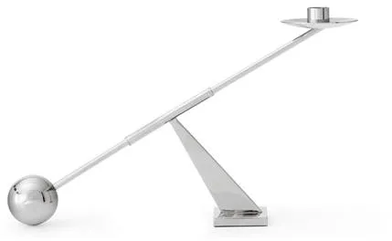 Audo Interconnect Candle Holder W42.5 Stainless Steel