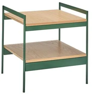 Hübsch Jaunty Side Table Green/Natural