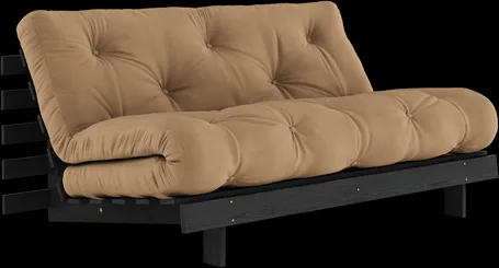 Karup Design Roots Sofa Bed Roots with Mattress 160x200 Mocca/Black Lacquered
