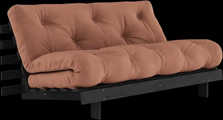 Karup Design Roots Sofa Bed Roots with Mattress 160x200 Clay Brown/Black Lacquered