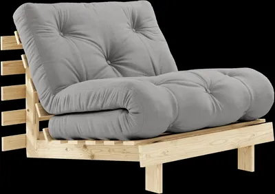 Karup Design Roots Sofa Bed with Mattress 90x200 746 Grey/Pine