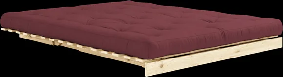 Karup Design Roots Sofa Bed with Mattress 160x200 710 Bordeaux/Pine