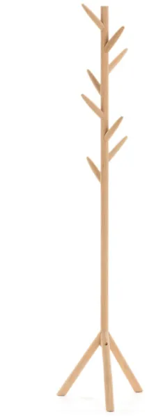 LAFORMA Natane coat stand - whitewashed birch (H:163)