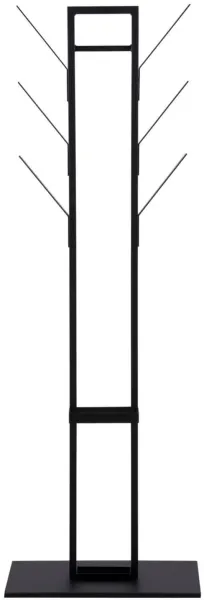 ACT NORDIC Vinson coat stand - black metal, incl. umbrella holder